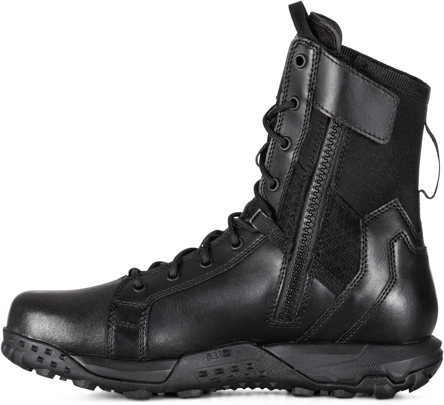 5.11 Tactical Mens A/T All-Terrain 8 Leather Side Zip Boots, Style 12444