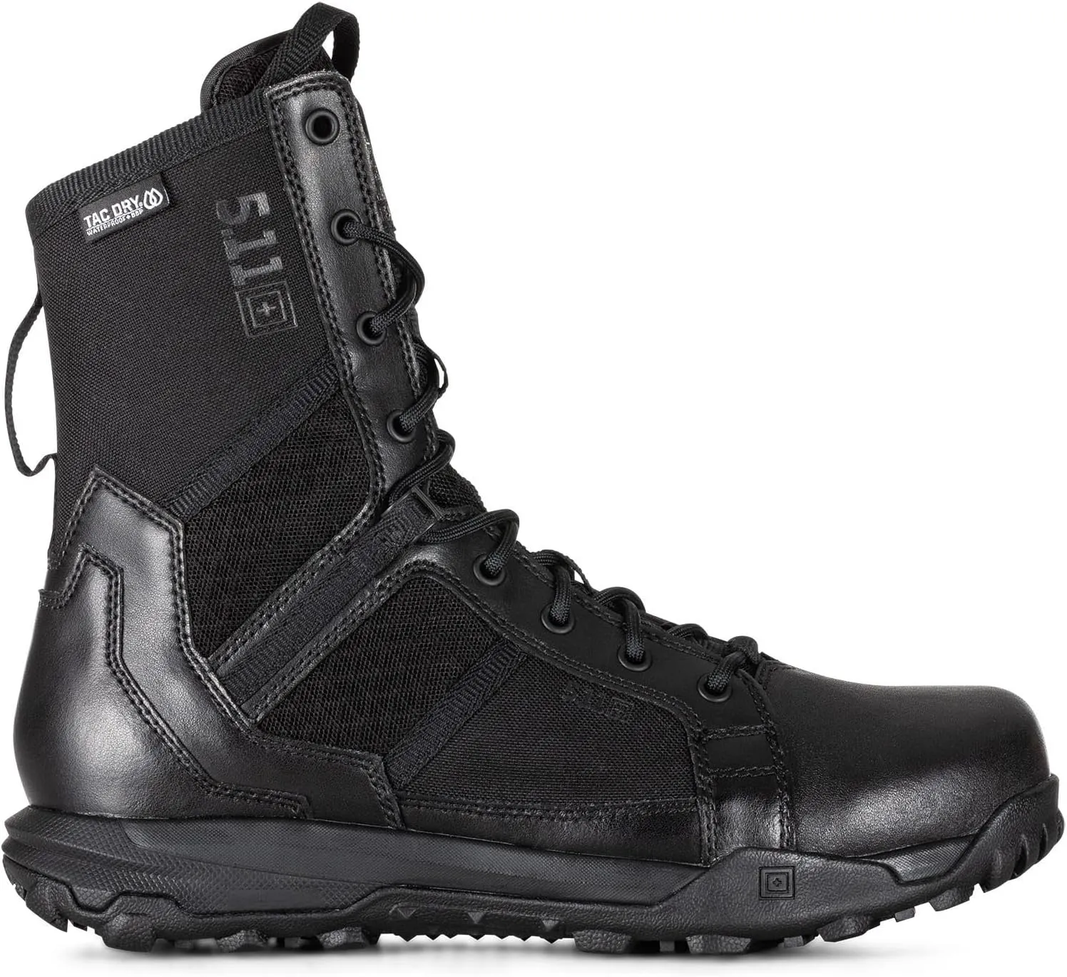 5.11 Tactical Mens A/T All-Terrain 8 Leather Side Zip Boots, Style 12444