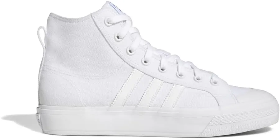 adidas Mens Nizza Hi Adv High Skate Sneakers Shoes - White - Size 8.5 M