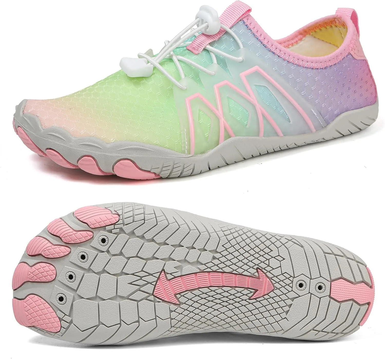 Adult Water Shoes Lightweight Men Quick-Dry Aqua Sock Barefoot Shoes Women Non-Slip Walking Athletic Swim Beach Shoe Surfing