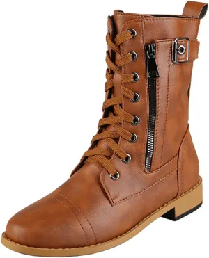 Ankle Boots for Women Fall Booties for Women 2024 Women's Flat Ankle Boots Womens Bootie with Heel Keep Warm Flat Bottom Closed Toe Wide Fit Available