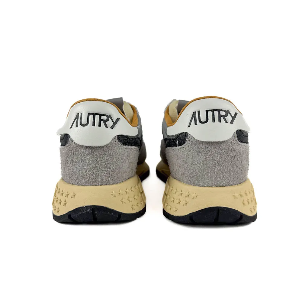 Autry - Reelwind Low Sneakers (Sand Suede/Reflective Nylon)