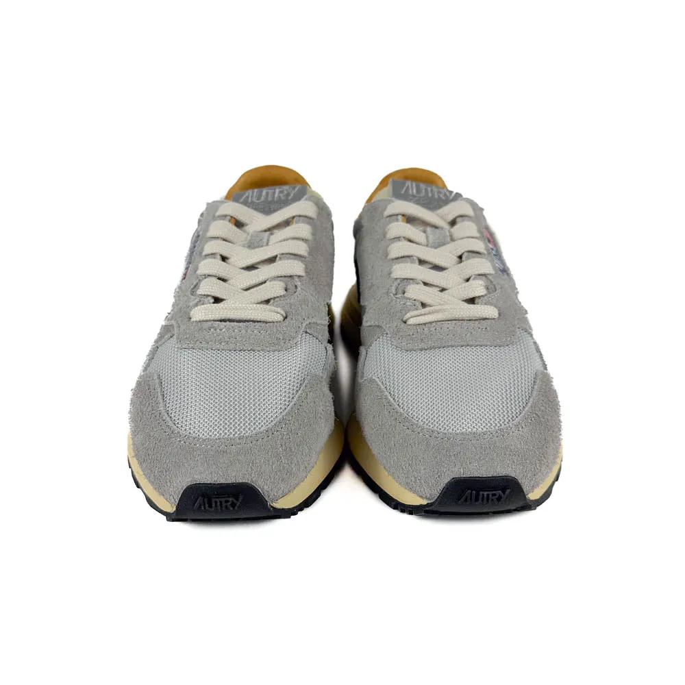 Autry - Reelwind Low Sneakers (Sand Suede/Reflective Nylon)