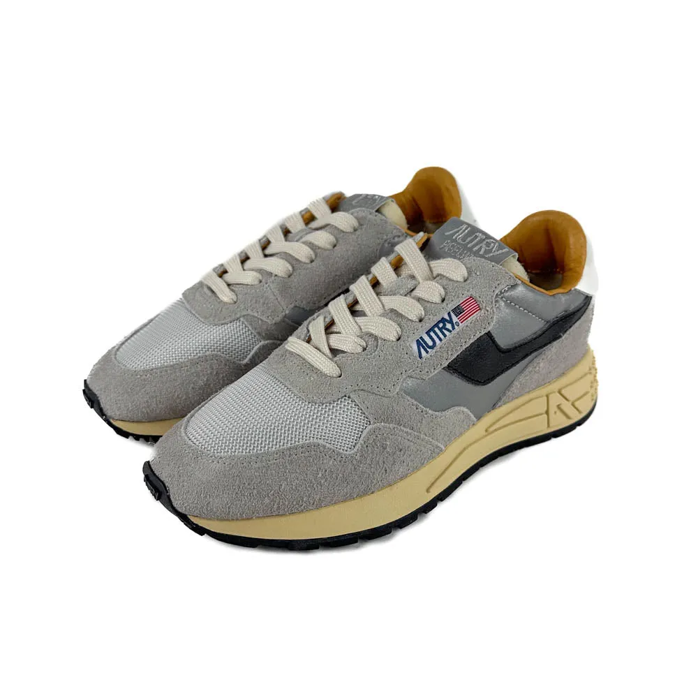 Autry - Reelwind Low Sneakers (Sand Suede/Reflective Nylon)
