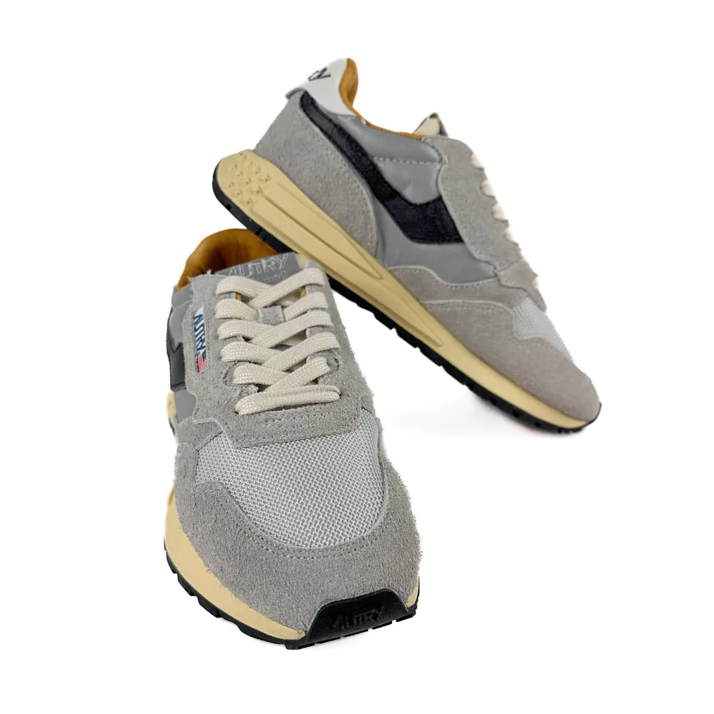 Autry - Reelwind Low Sneakers (Sand Suede/Reflective Nylon)