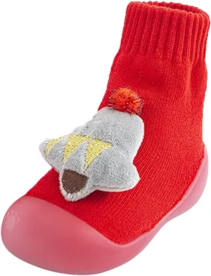 Baby Boy Shoes,Kids Shoes Boys Sock Shoes Non-Slip First Walker Floor Shoes Breathable Home Toddler Shoes 0-4 Years