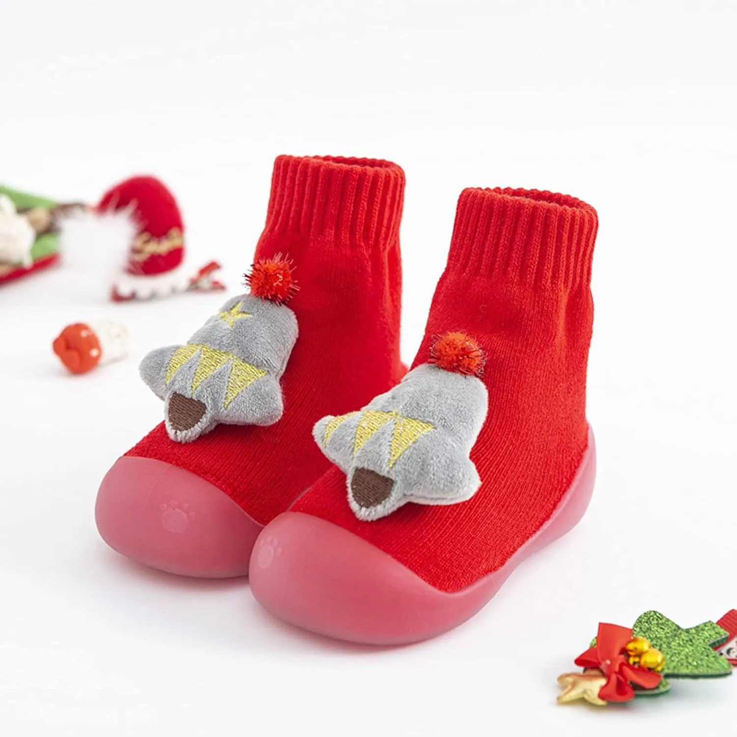Baby Boy Shoes,Kids Shoes Boys Sock Shoes Non-Slip First Walker Floor Shoes Breathable Home Toddler Shoes 0-4 Years