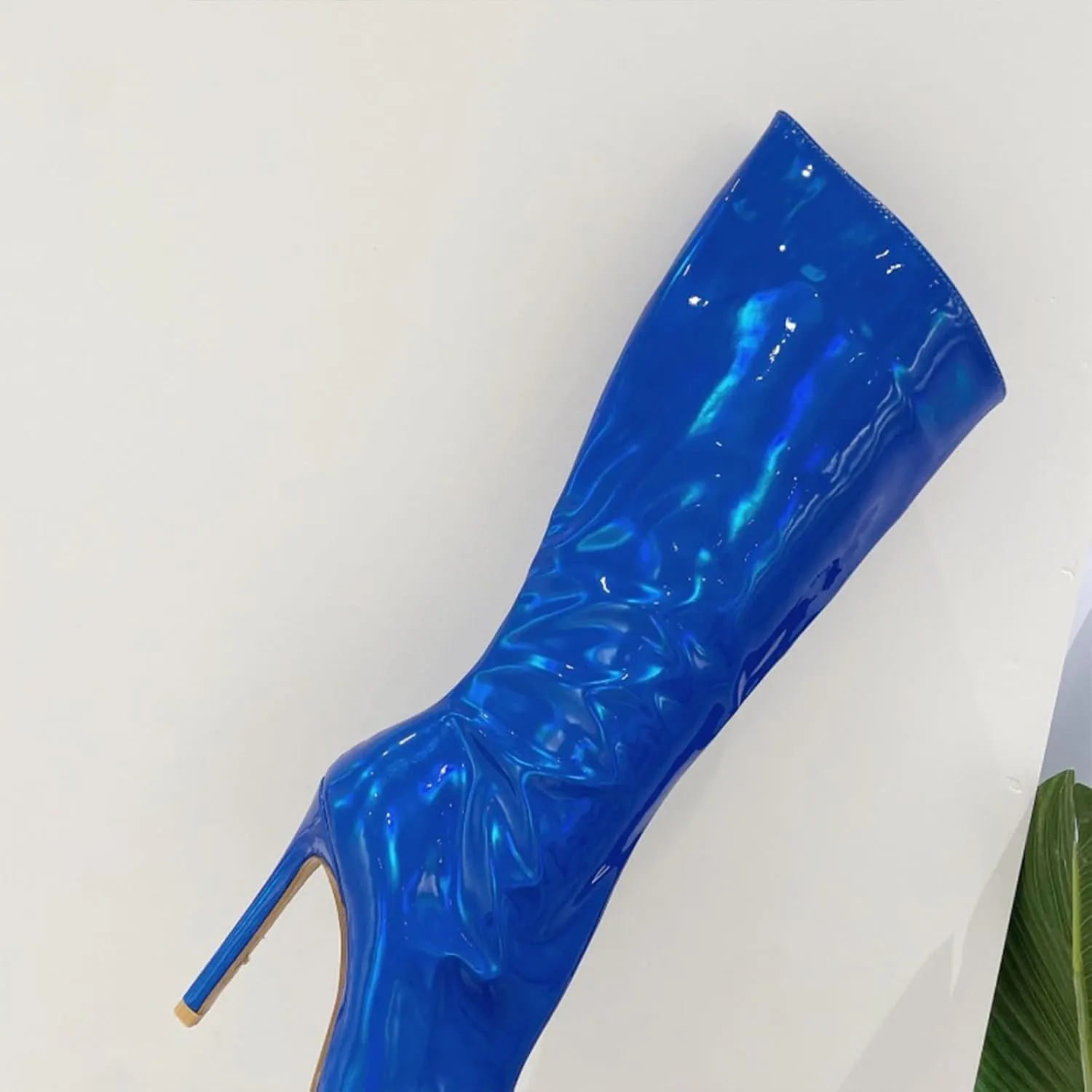Boots Women Knee High Platform Winter Fashion Solid Color Simple Comfortable Thick Bottom High Heeled Boots for Women
