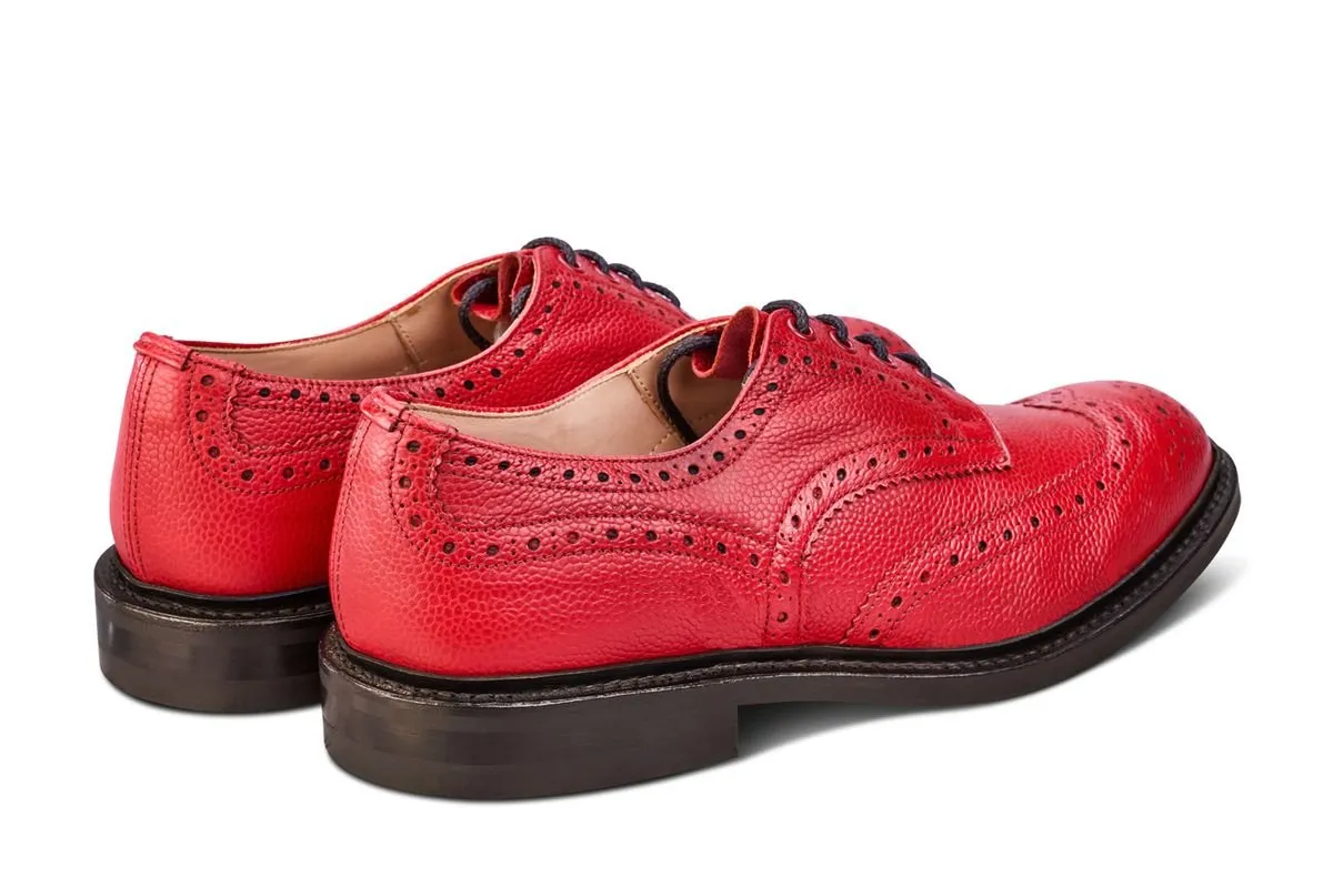 Bourton Country Shoe - Red Scotch Grain