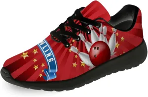 Bowling Shoes for Men Women Running Tennis Shoes Walking Sneakers Gifts for Women Men