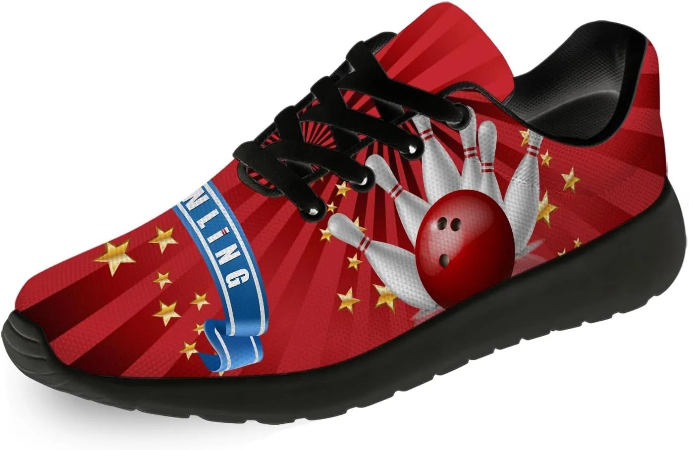Bowling Shoes for Men Women Running Tennis Shoes Walking Sneakers Gifts for Women Men