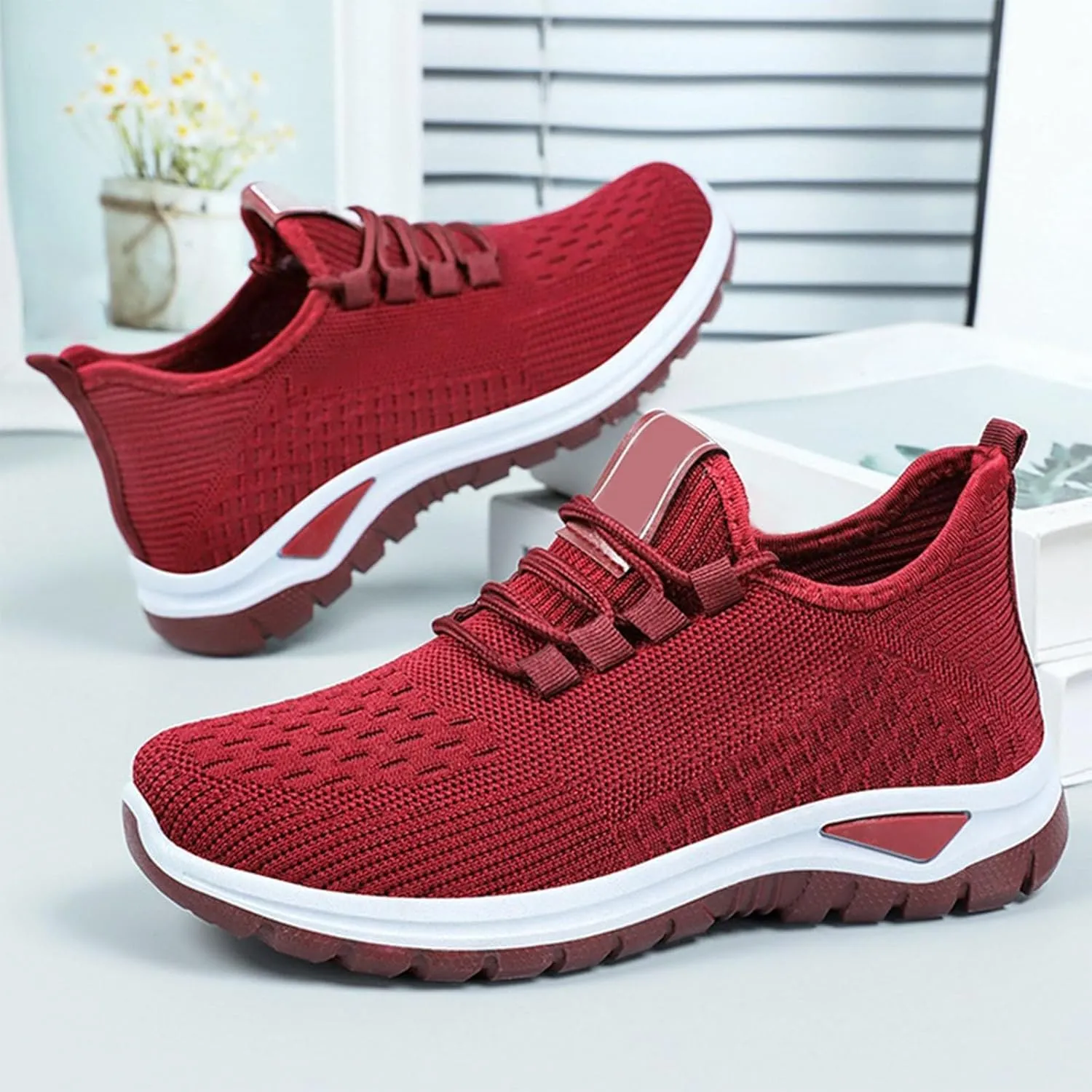 Bowling Shoes Women Orthopedic Plantar Fasciitis Workout Non Slip Work Air-Cushion Arch Support Tennis Plantar Fasciitis Comfortable Casual Walking Shoes