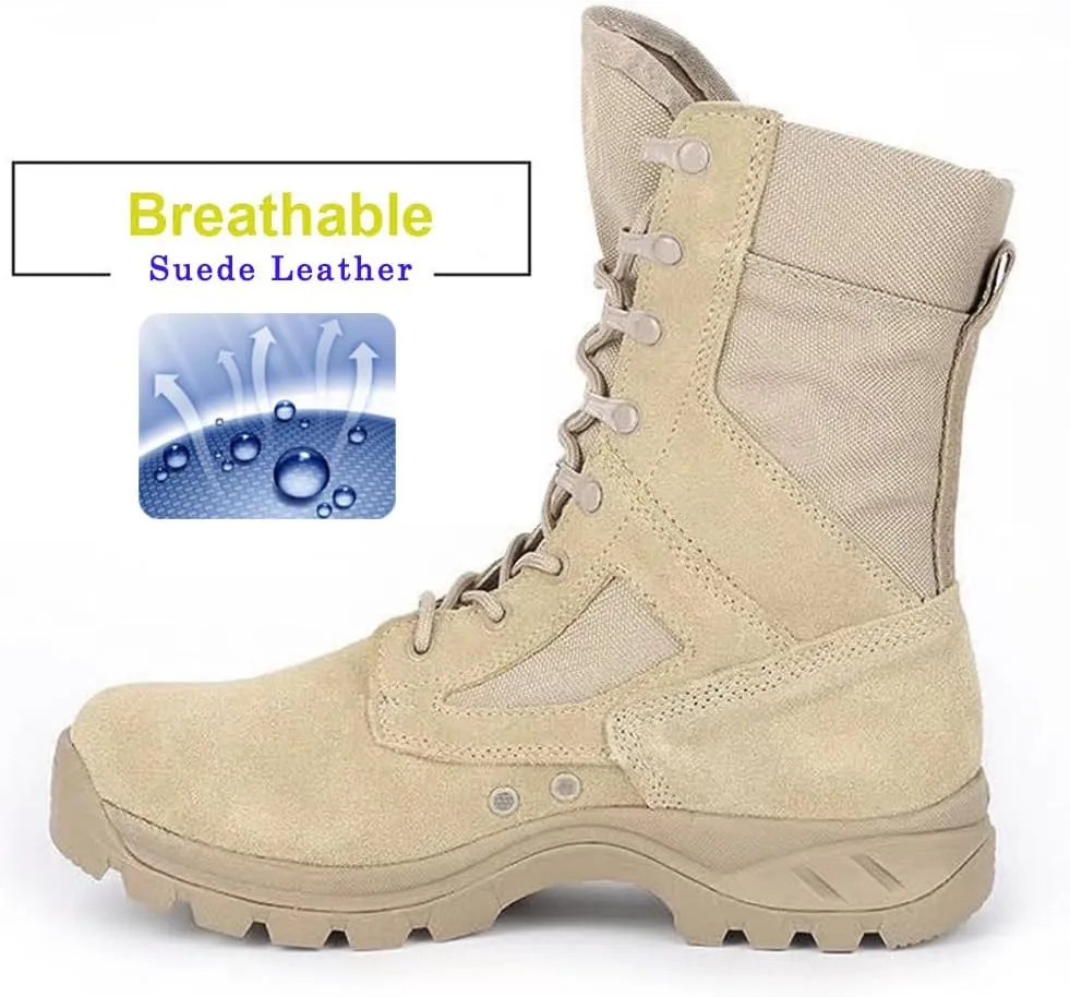 BPKW 8" Men Women Military Tactical Combat Swat Boots Footwear Hiking Trekking Backpacking Outdoor Work Shoes New