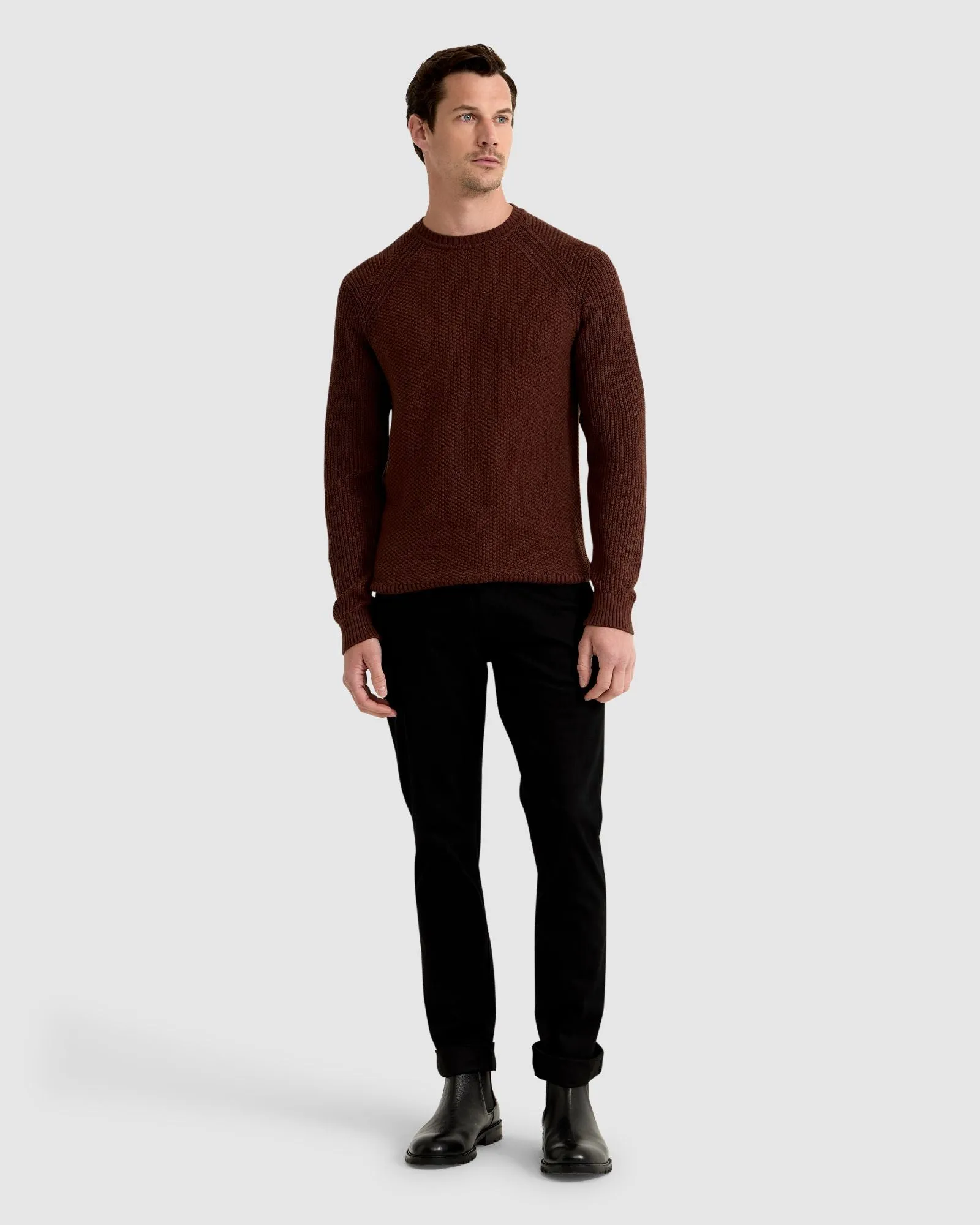 Bruno Cotton Crew Neck Pullover