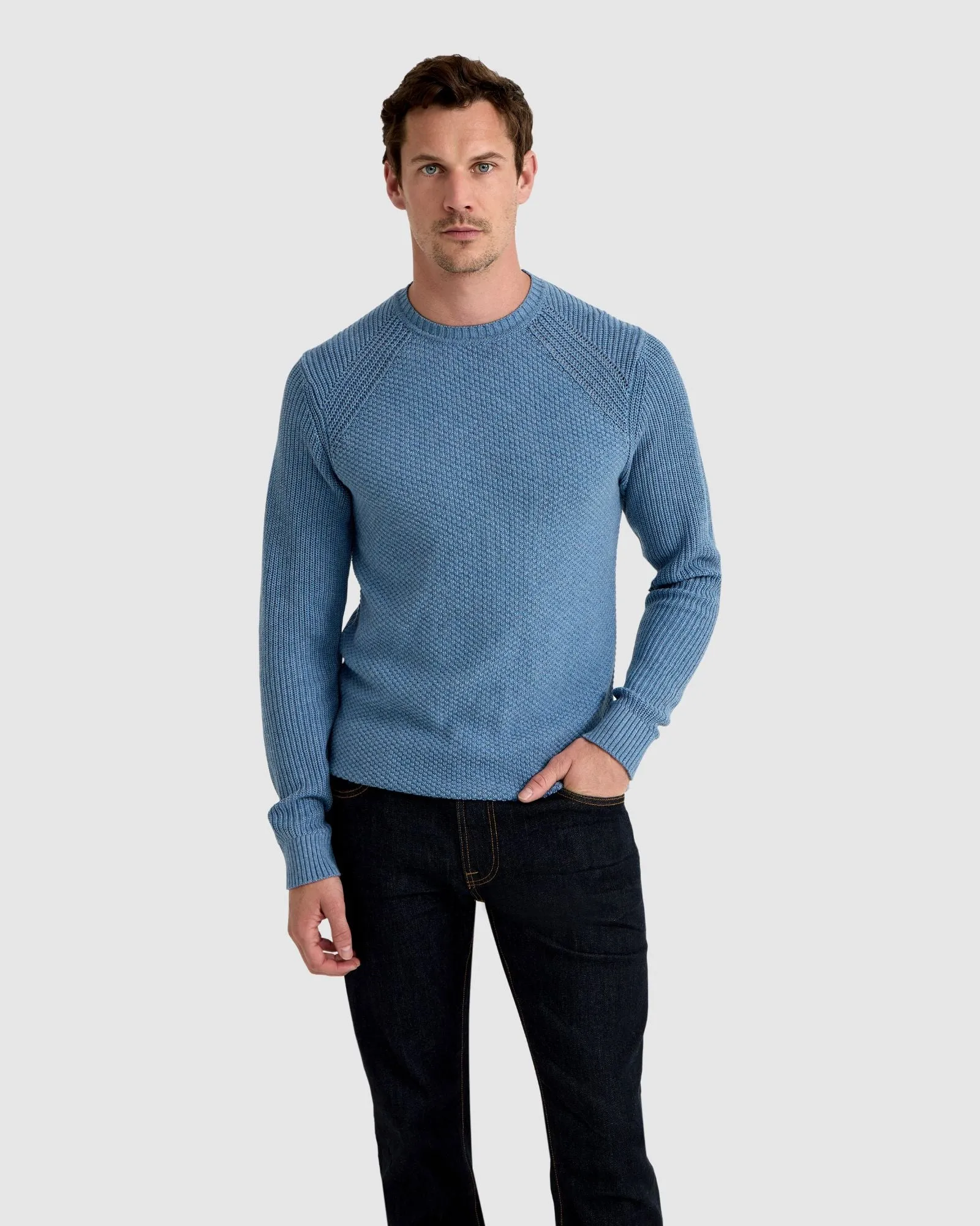Bruno Cotton Crew Neck Pullover