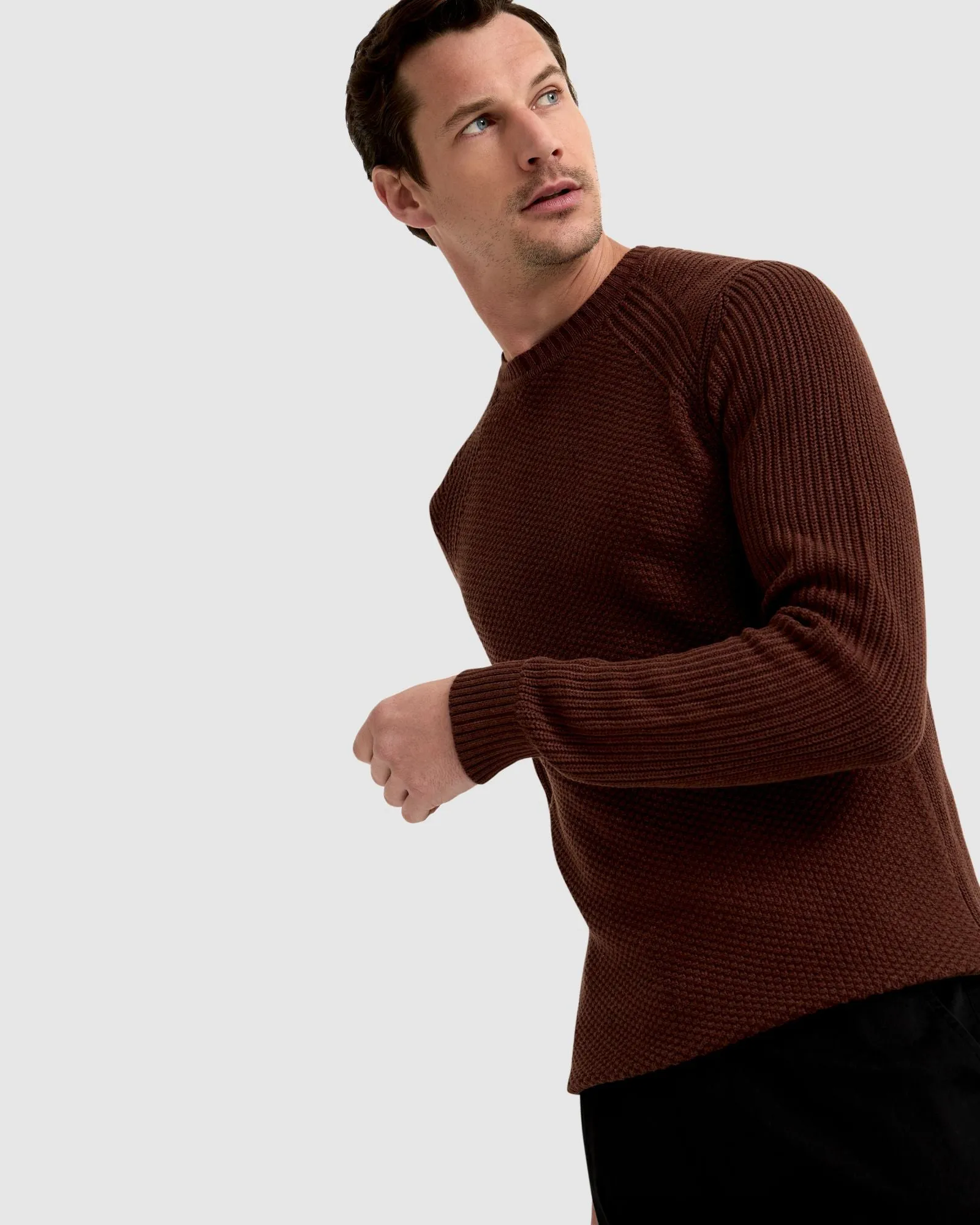 Bruno Cotton Crew Neck Pullover