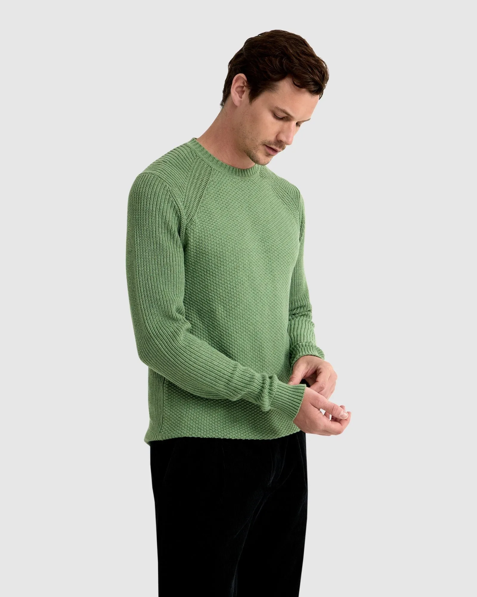 Bruno Cotton Crew Neck Pullover