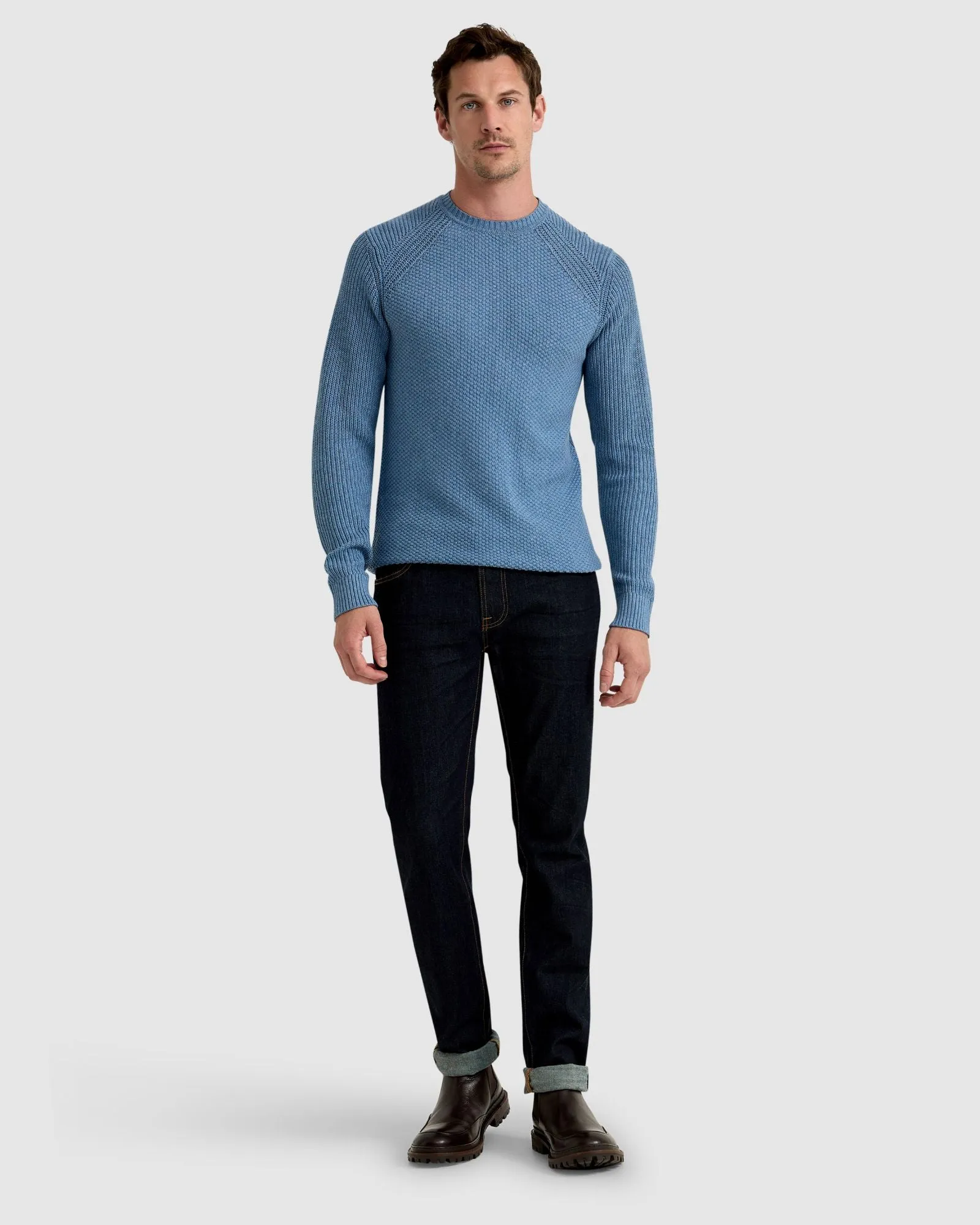 Bruno Cotton Crew Neck Pullover