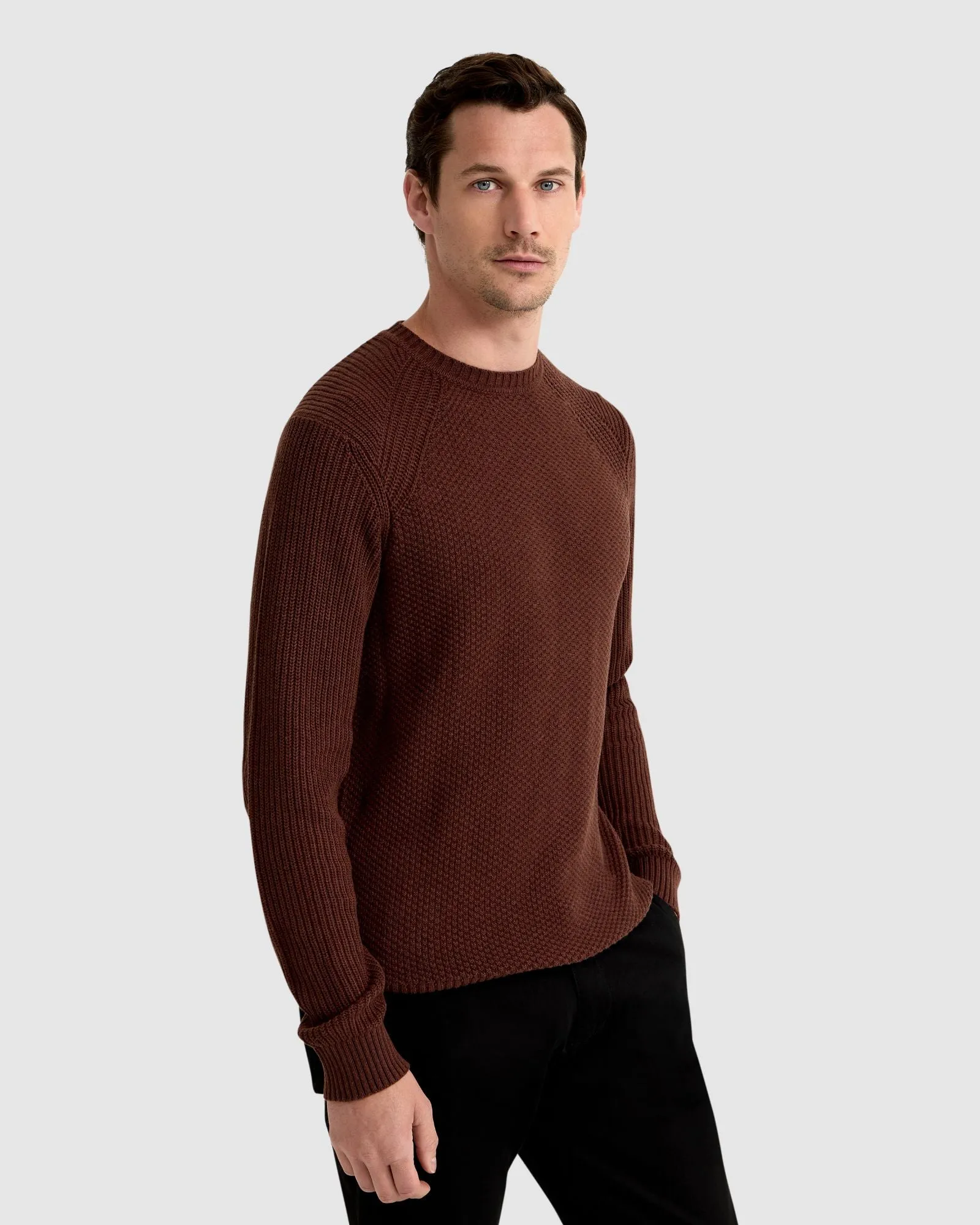Bruno Cotton Crew Neck Pullover