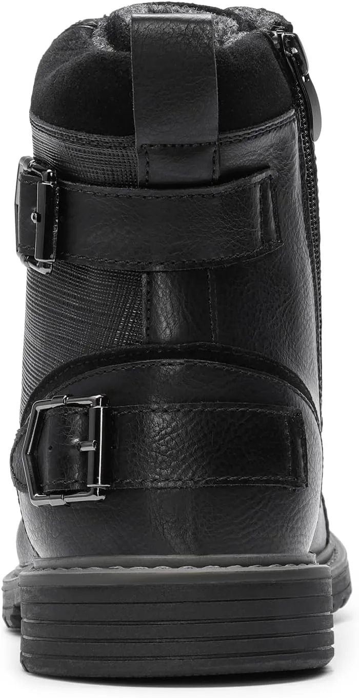 Bruno Marc Men's Motorcycle Boots Oxford Dress Boot
