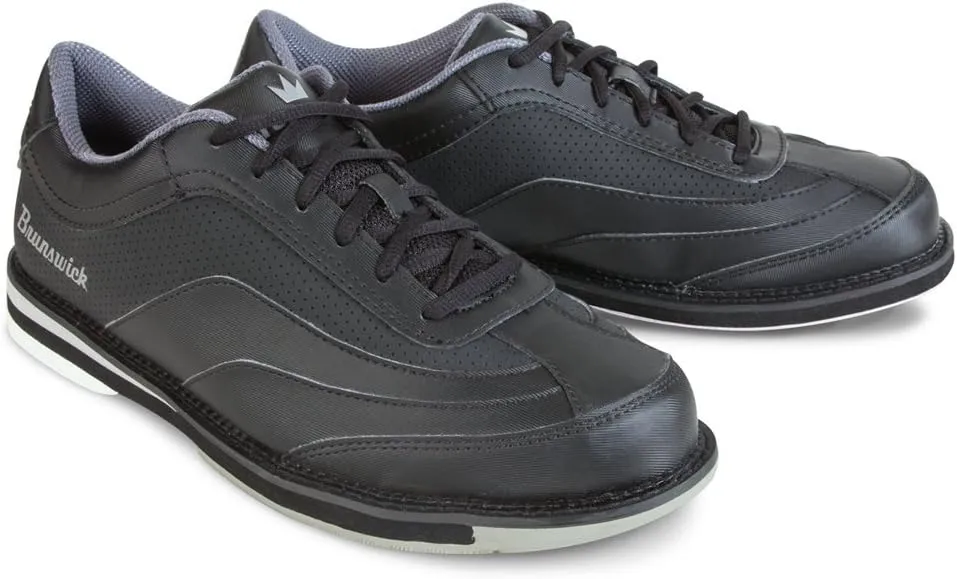 Brunswick Men's Rampage Bowling Shoes, Black, Size 14
