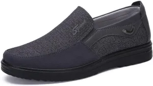 bumuam Men's Shoes Loafers Slip on Loafer Shoes for Men Comfortable Flats Casual Shoes Soft Sneakers Extra Wide Slip on Walking Shoes for Men