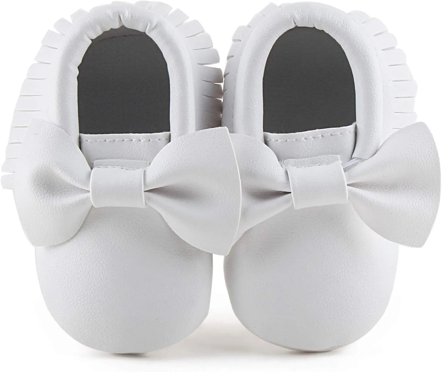 CENCIRILY Infant Baby Fringe Moccasin Slipper Boys Girls Tassel Suede Leather Toddler Sneakers Soft Sole First Walking Loafers Crib Shoes