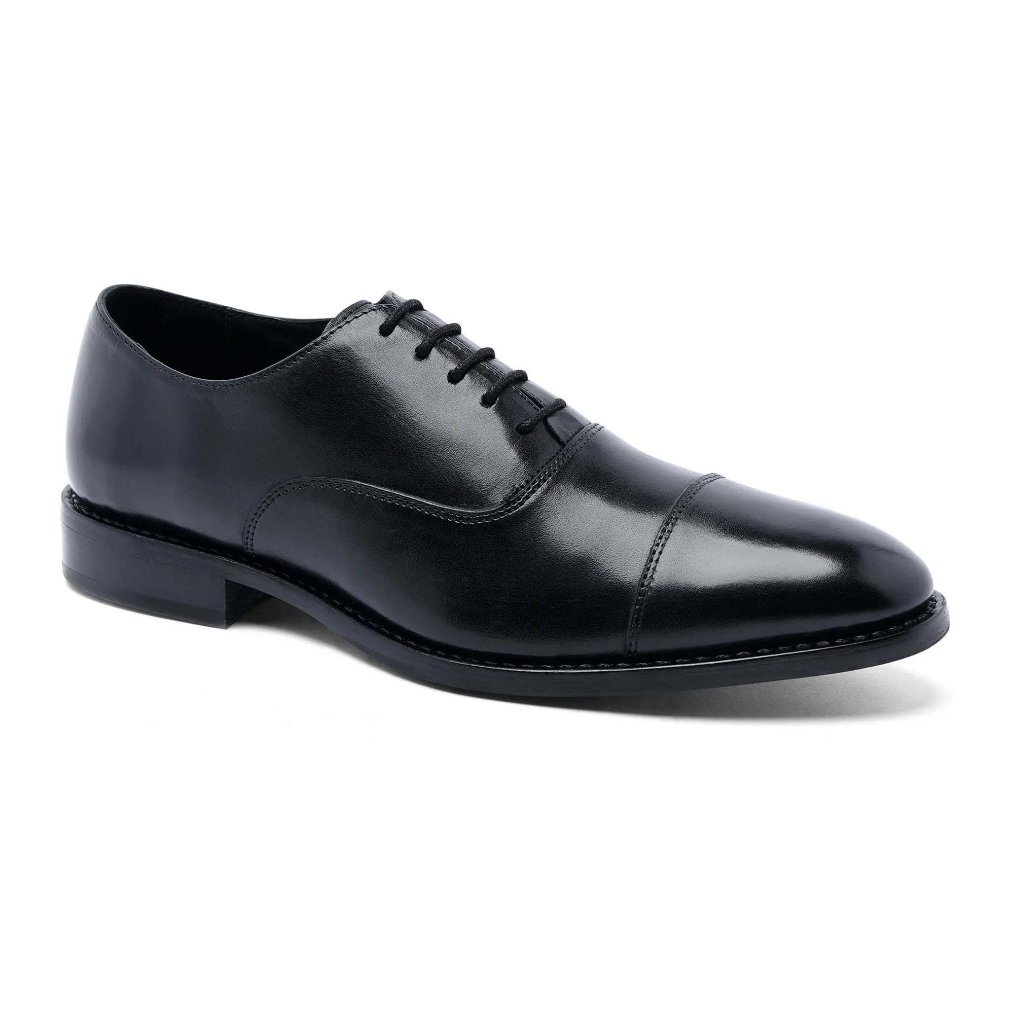 Clinton Cap-toe Oxford // Black