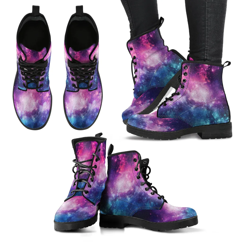 Combat Boots for Women - Galaxy Women's Leather Boots