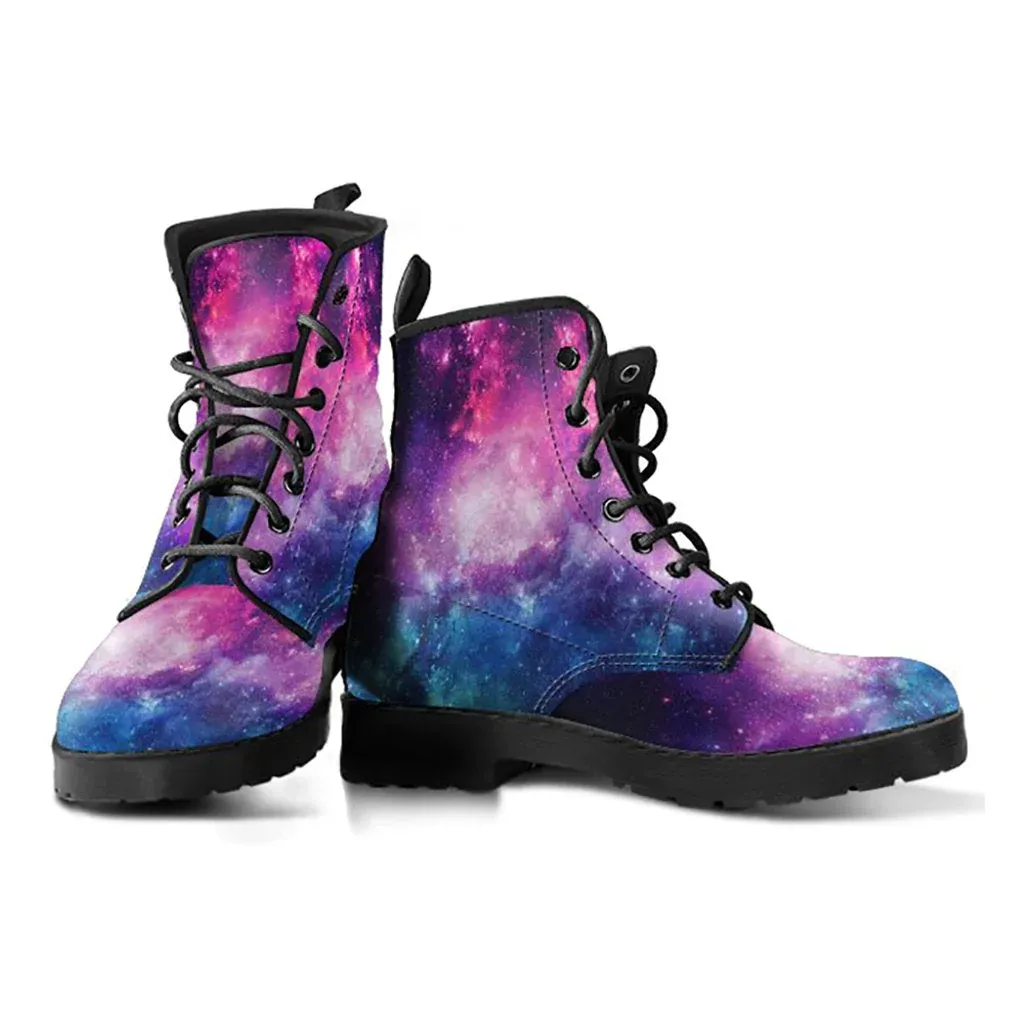 Combat Boots for Women - Galaxy Women's Leather Boots