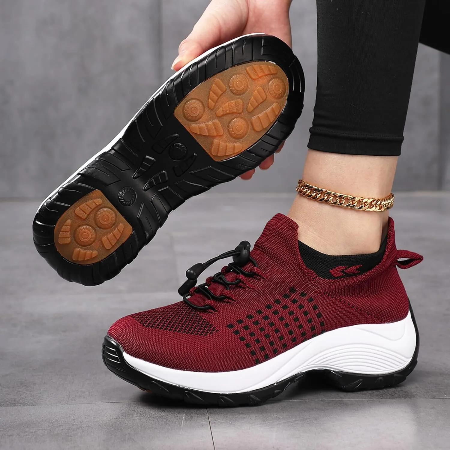 Comfort Wear Orthowear Shoes for Women Men Breathable Orthopedic Walking Sneakers Comfortable Plantar Fasciitis Ortho Sneakers Running Walking Non Slip Stretch Cushion Comfortwear Shoe Thick Bottom