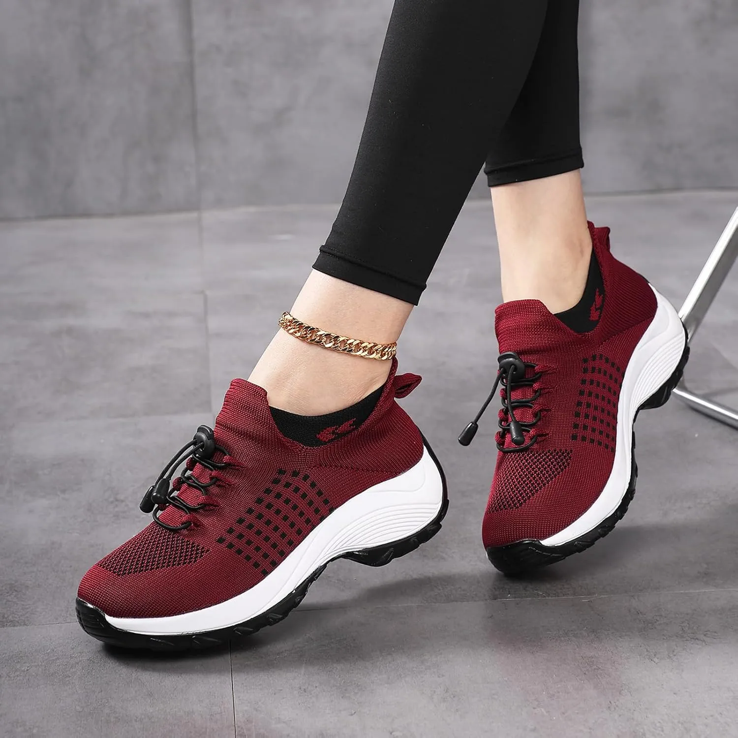 Comfort Wear Orthowear Shoes for Women Men Breathable Orthopedic Walking Sneakers Comfortable Plantar Fasciitis Ortho Sneakers Running Walking Non Slip Stretch Cushion Comfortwear Shoe Thick Bottom