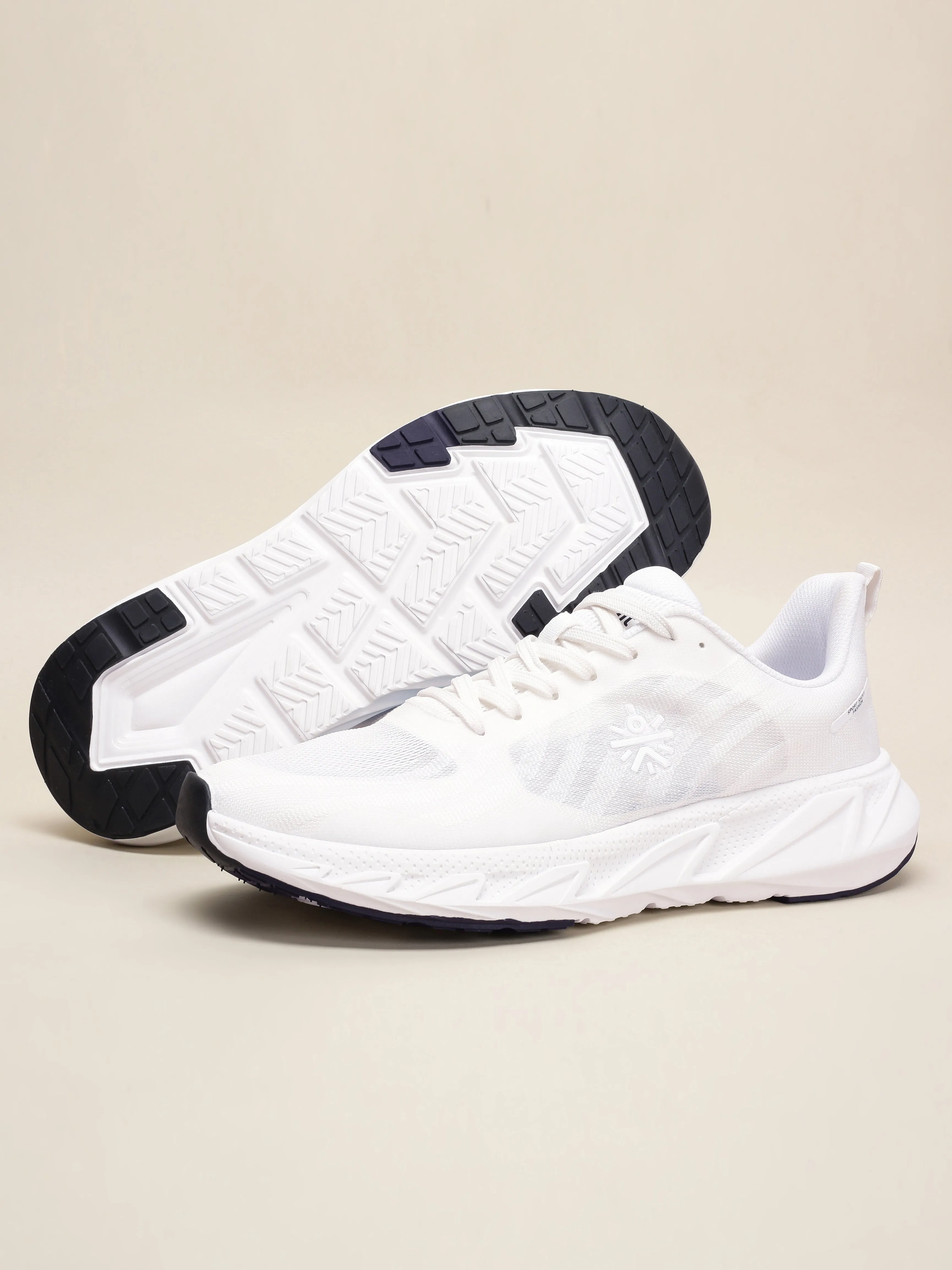 Cult Men's StridePulse Running Shoes - White