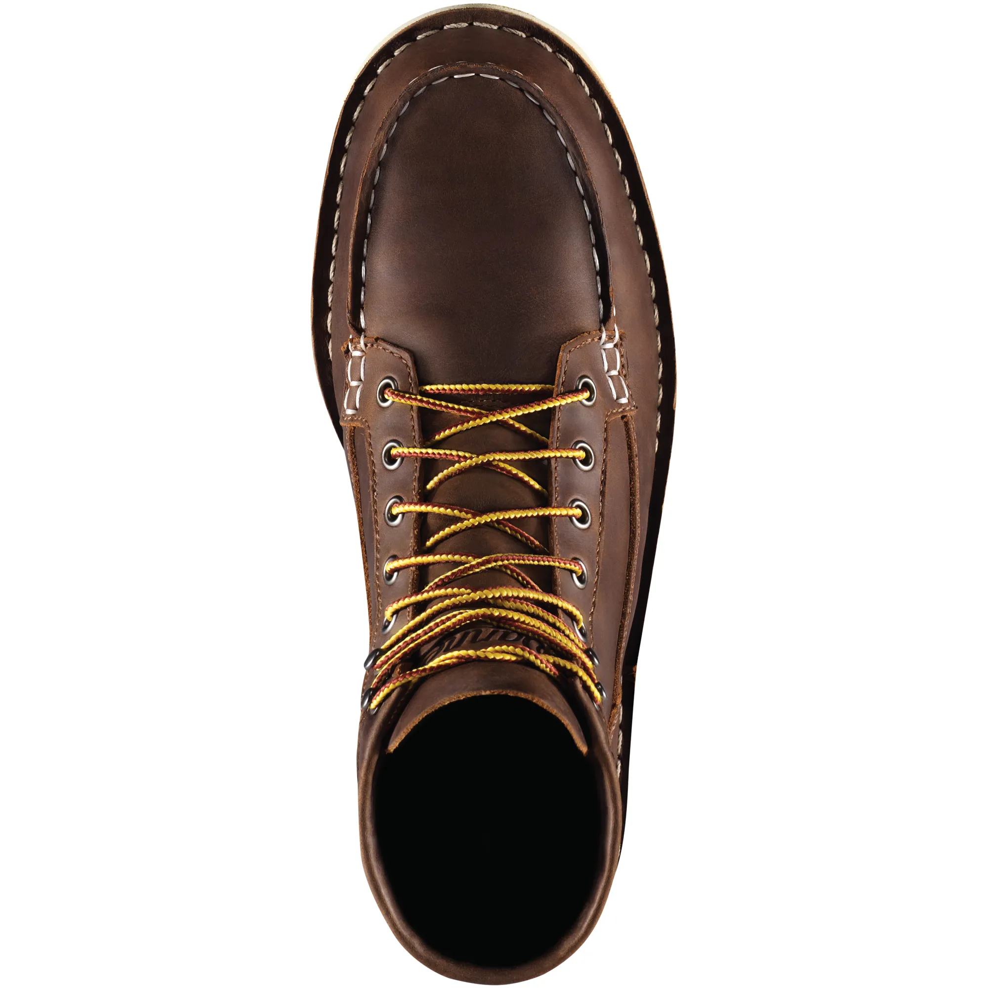 Danner Mens Bull Run 6 Inch Moc Toe Soft Toe Work Boot
