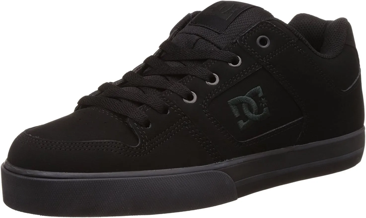 DC Shoes Men's Pure Black/Pirate Black Skateboarding Sneakers Shoes Sz: 10