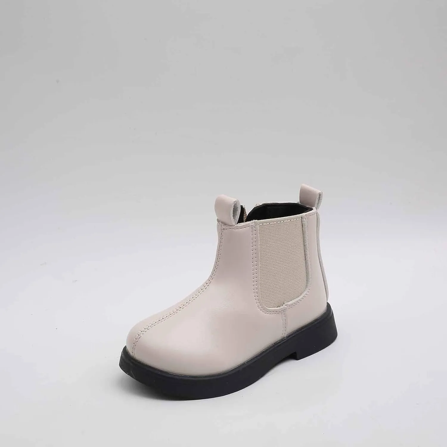 EnJoCho Little Boys Short Boots Toddler Girls Boots Little Kid Shoes Short Boots Girls School Leather Shoes 1-8 Years