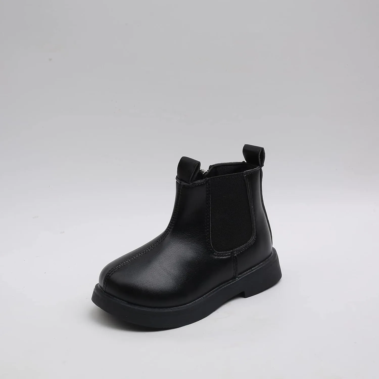 EnJoCho Little Boys Short Boots Toddler Girls Boots Little Kid Shoes Short Boots Girls School Leather Shoes 1-8 Years