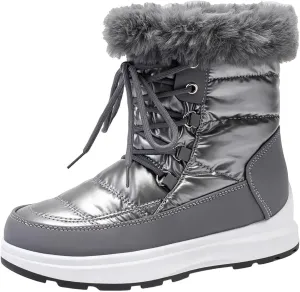Fashion Snow Boots for Women Flat Flat Keep Warm Snow Boots Comfortable Mid Boots Shoes Womens Snow Boots