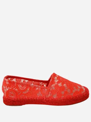 Floral Lace Espadrilles