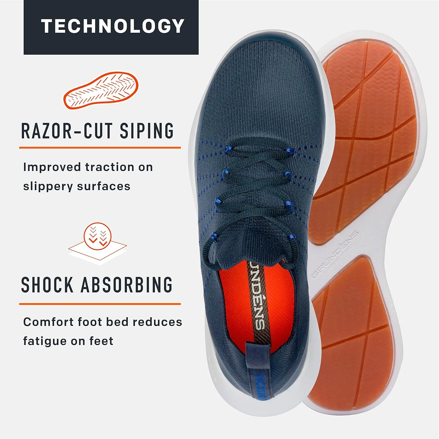 Grund??ns Sea Knit Boat Shoe