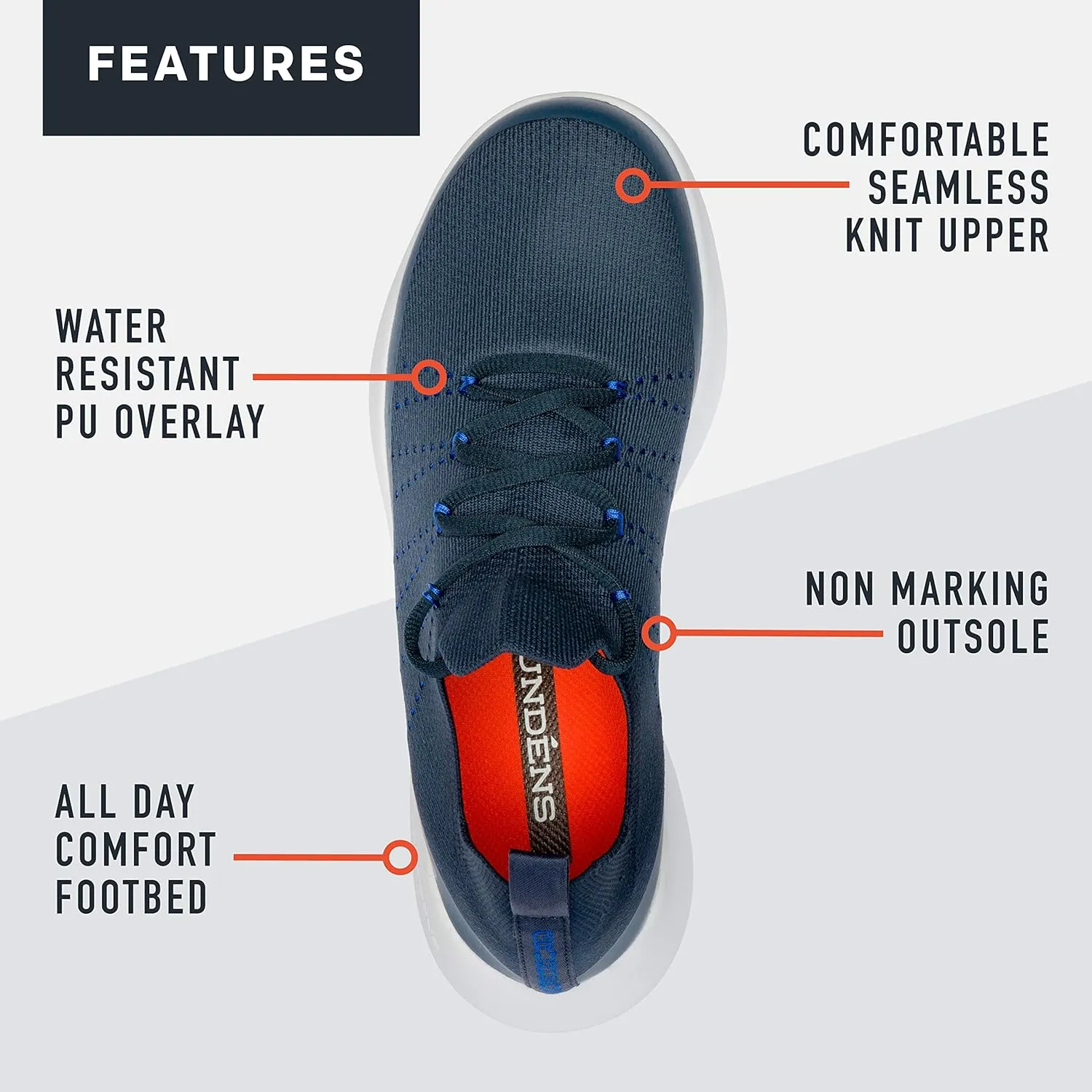Grund??ns Sea Knit Boat Shoe
