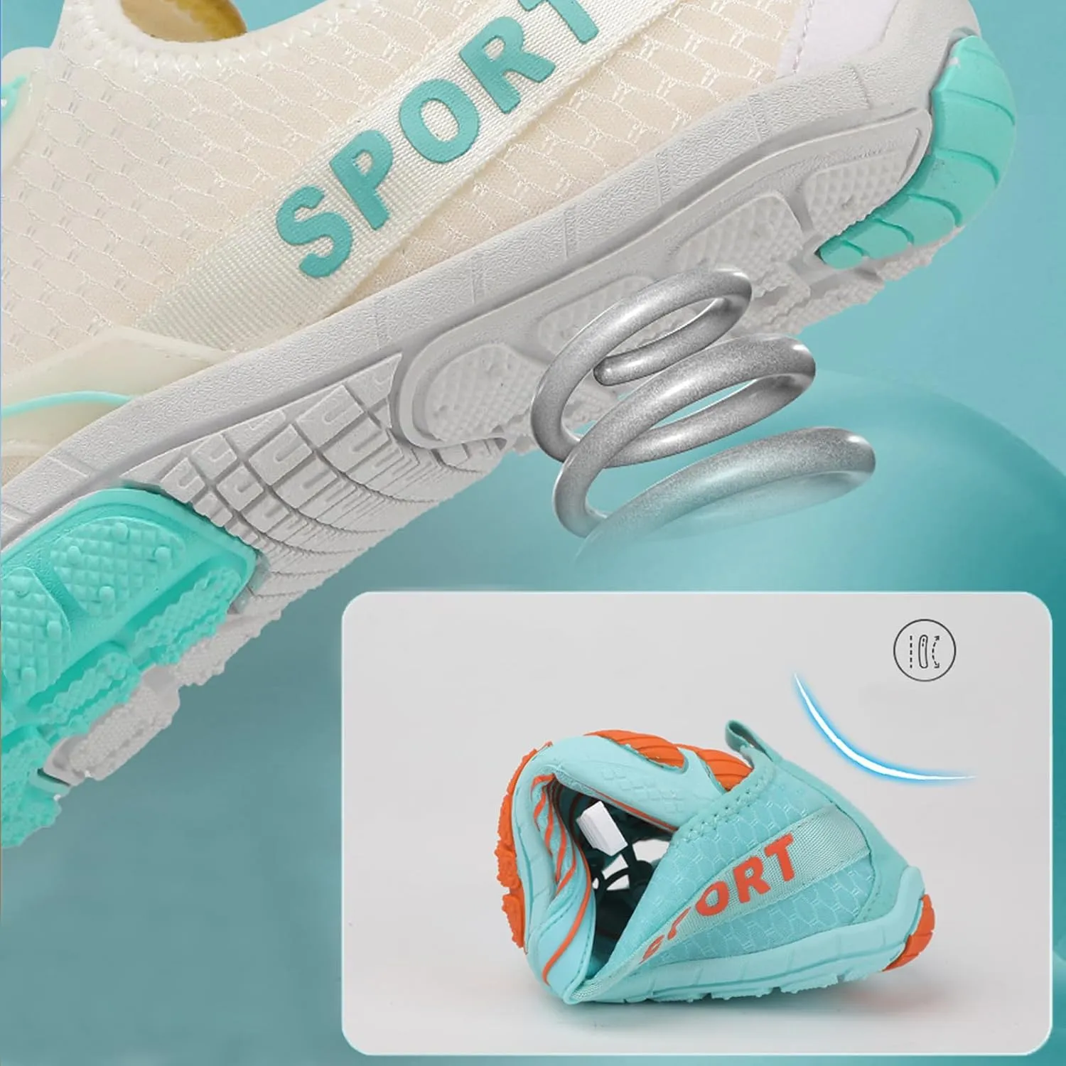 GUNIYIFS Water Shoes Men Women Adult Quick-Dry Aqua Sock Barefoot Footwear, Non-Slip Hike Barefoot Shoes Unisex Athletic Beach