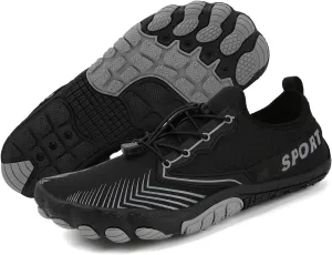 GUNIYIFS Water Shoes Men Women Adult Quick-Dry Aqua Sock Barefoot Footwear, Non-Slip Hike Barefoot Shoes Unisex Athletic Beach