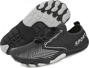 GUNIYIFS Water Shoes Men Women Adult Quick-Dry Aqua Sock Barefoot Footwear, Non-Slip Hike Barefoot Shoes Unisex Athletic Beach