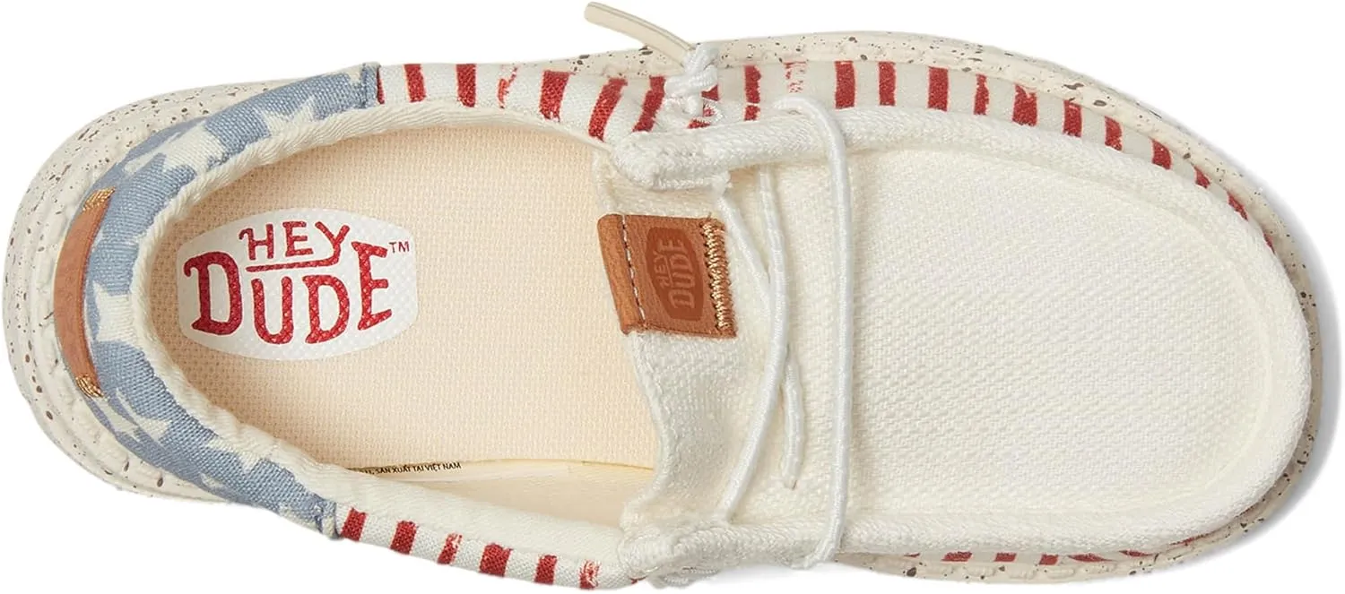 Hey Dude Unisex-Child Wally Americana Loafer