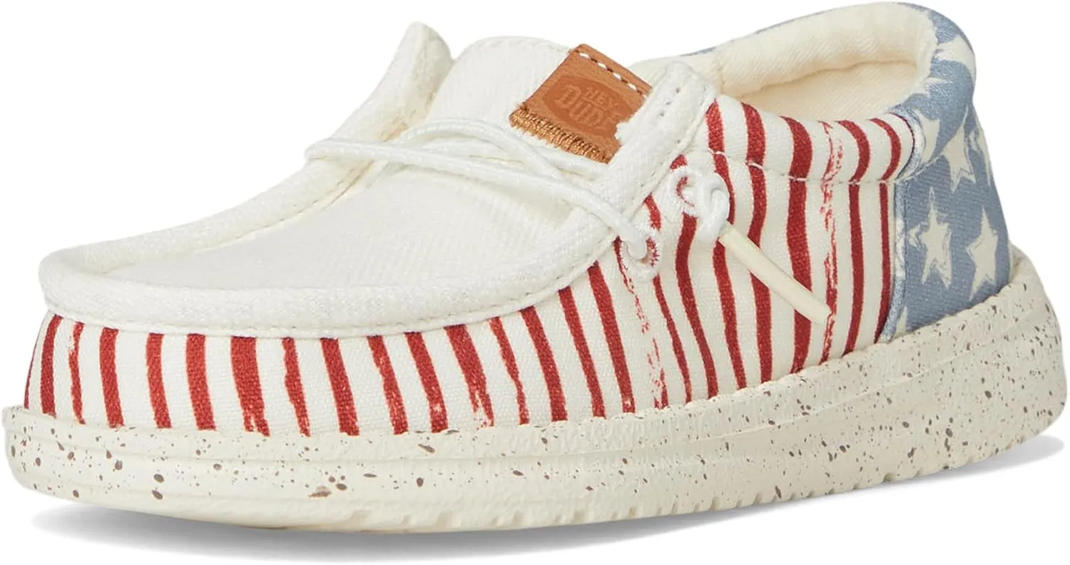 Hey Dude Unisex-Child Wally Americana Loafer