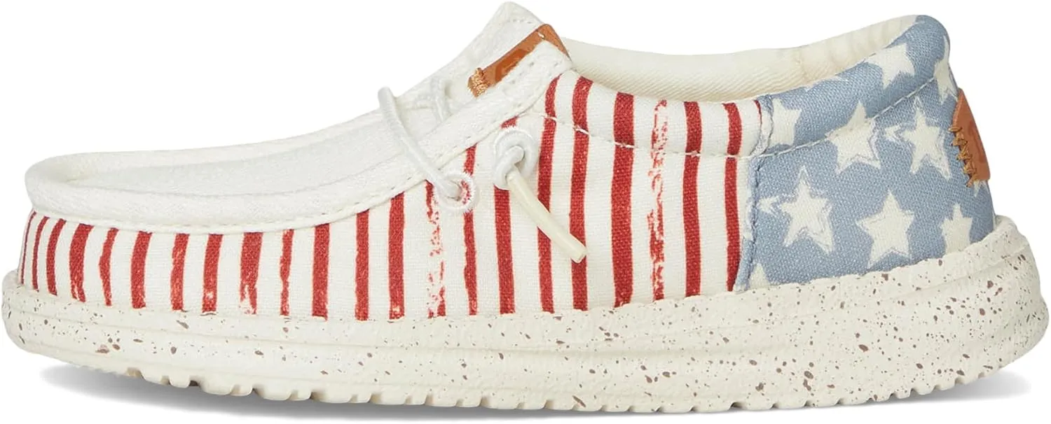 Hey Dude Unisex-Child Wally Americana Loafer
