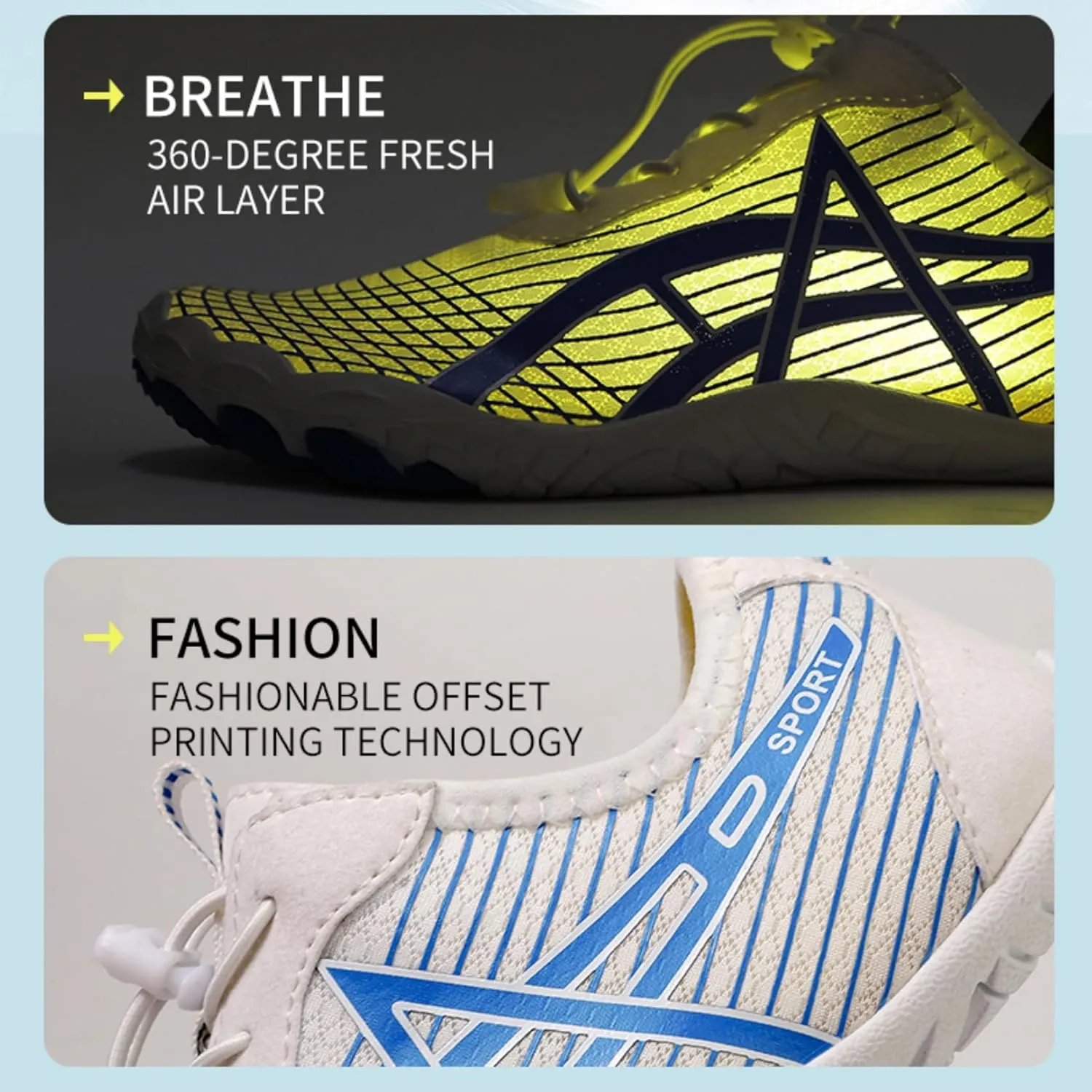 Hike Barefoot Shoes Women Men, Non-Slip Wide Toe Box Quick Dry Footwear, Minimalist Water Shoes Beach Running Walking Sneakers