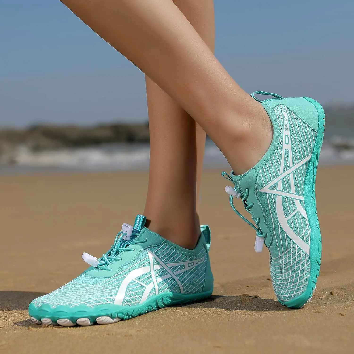 Hike Barefoot Shoes Women Men, Non-Slip Wide Toe Box Quick Dry Footwear, Minimalist Water Shoes Beach Running Walking Sneakers
