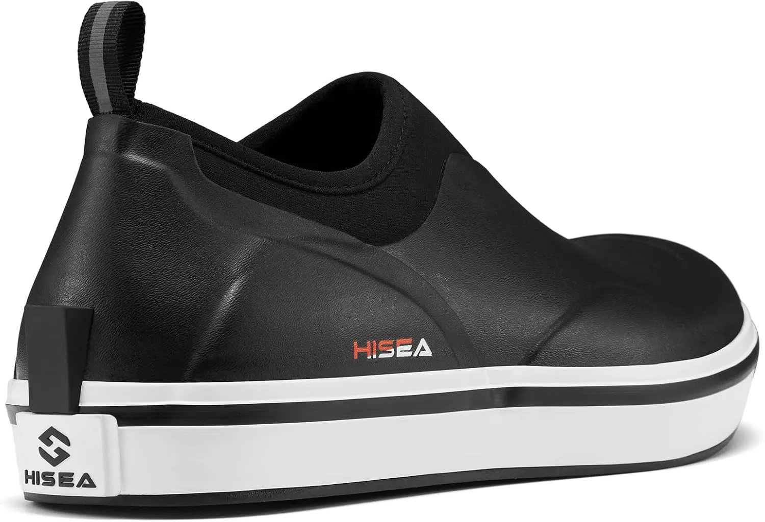 HISEA Men's Deck Rain Shoes Waterproof Rain Boots Neoprene Mud Garden Shoes for Lawn Care, Gardening, Farming